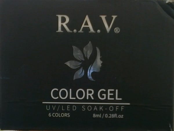 R.A.V Gel Nail Polish Set, 6 Colors - Image 2