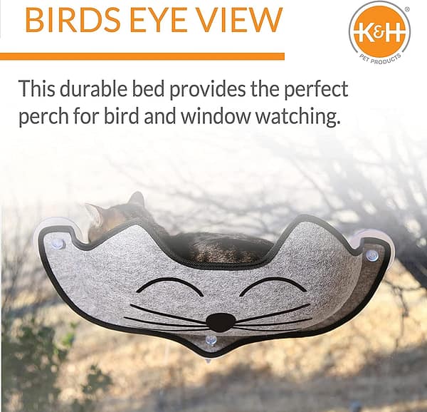 K&H Pet Products EZ Mount Window Bed Kitty Sill - Mounts to Virtually Any Glass Window or Door - Image 6