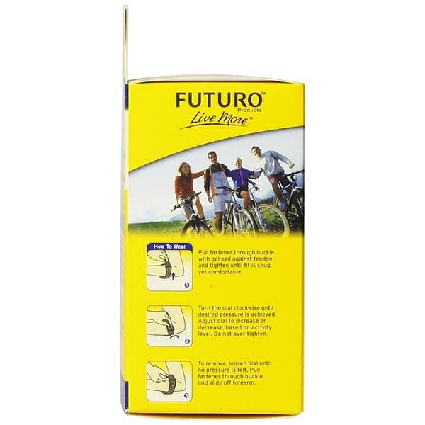 3M Futuro Sport Custom Dial Tennis Elbow Strap, Adjustable Size - Image 2