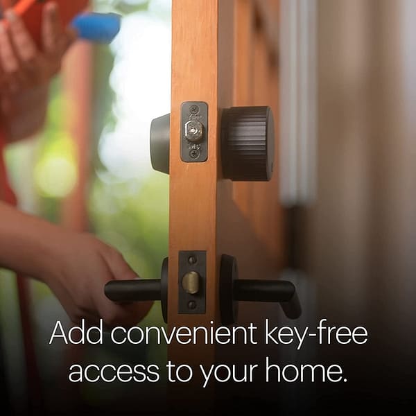 August Wi-Fi, (4th Generation) Smart Lock – Fits Your Existing Deadbolt in Minutes, Matte Black - Image 3