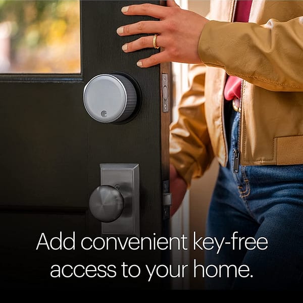 August Wi-Fi, (4th Generation) Smart Lock – Fits Your Existing Deadbolt in Minutes, Matte Black - Image 14