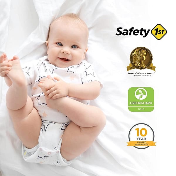 Safety 1st Heavenly Dreams Baby Crib & Toddler Bed Mattress, Waterproof Cover, Firm, Fits Standard Size Cribs & Toddler Beds - Image 5