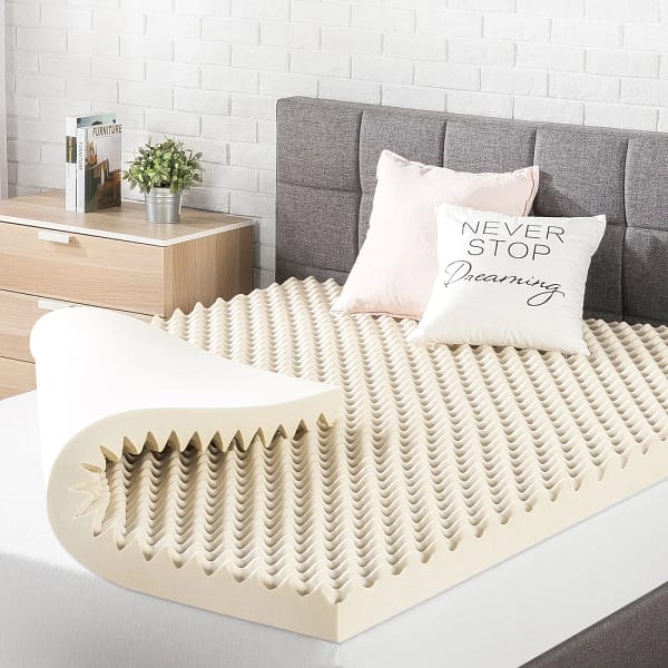 3 Inch Egg Crate Memory Foam Bed Topper with Copper Infused - King - Image 4