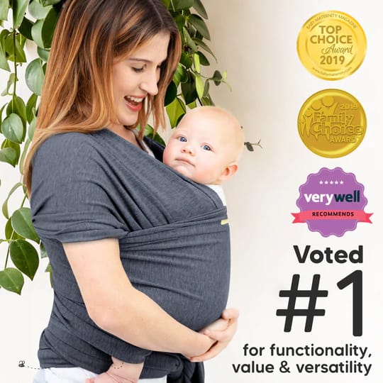 Baby Wrap Carrier (Mystic Gray) - Image 8